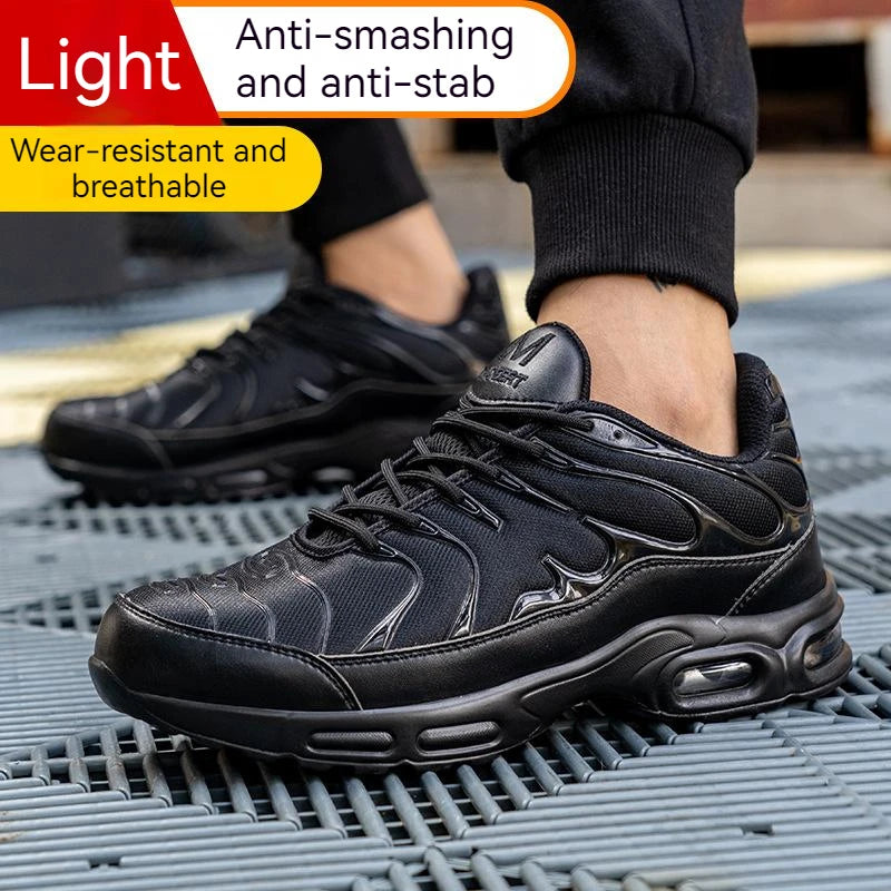 Men's Steel Toe Safety Shoes, Lightweight, Indestructible - Betatton - safety shoes