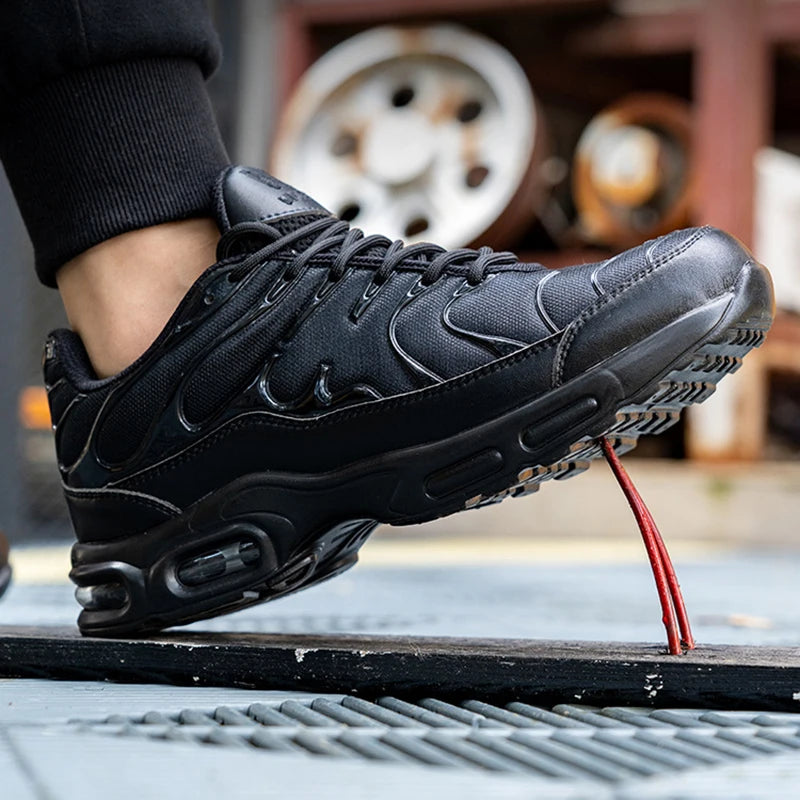 Men's Steel Toe Safety Shoes, Lightweight, Indestructible - Betatton - safety shoes