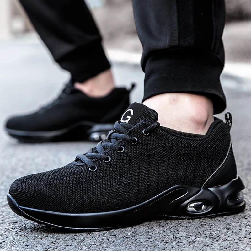 Summer Steel Toe Safety Shoes, Air Cushion, Breathable, Anti-puncture - Betatton - safety shoes