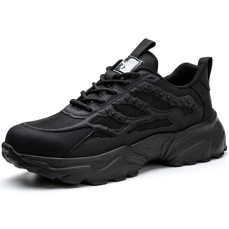 Men's Lightweight Steel Toe Safety Shoes, Breathable, Anti-puncture - Betatton - safety shoes