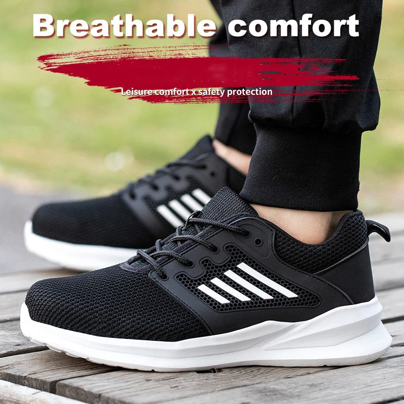 Women's Steel Toe Safety Shoes, Puncture-Proof, Breathable - Betatton - safety shoes