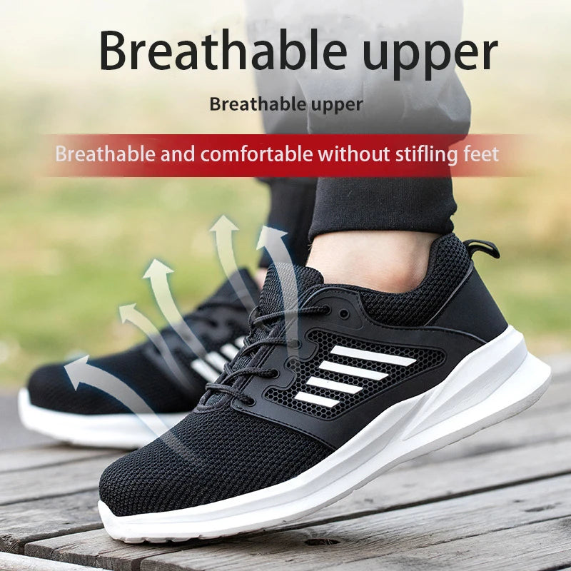 Women's Steel Toe Safety Shoes, Puncture-Proof, Breathable - Betatton - safety shoes