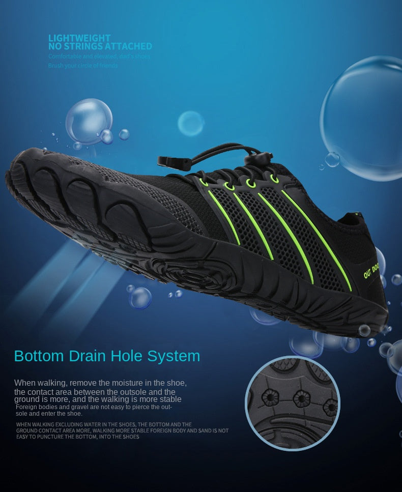 Lightweight Quick-Dry Beach Shoes with Drainage - Betatton - water shoes