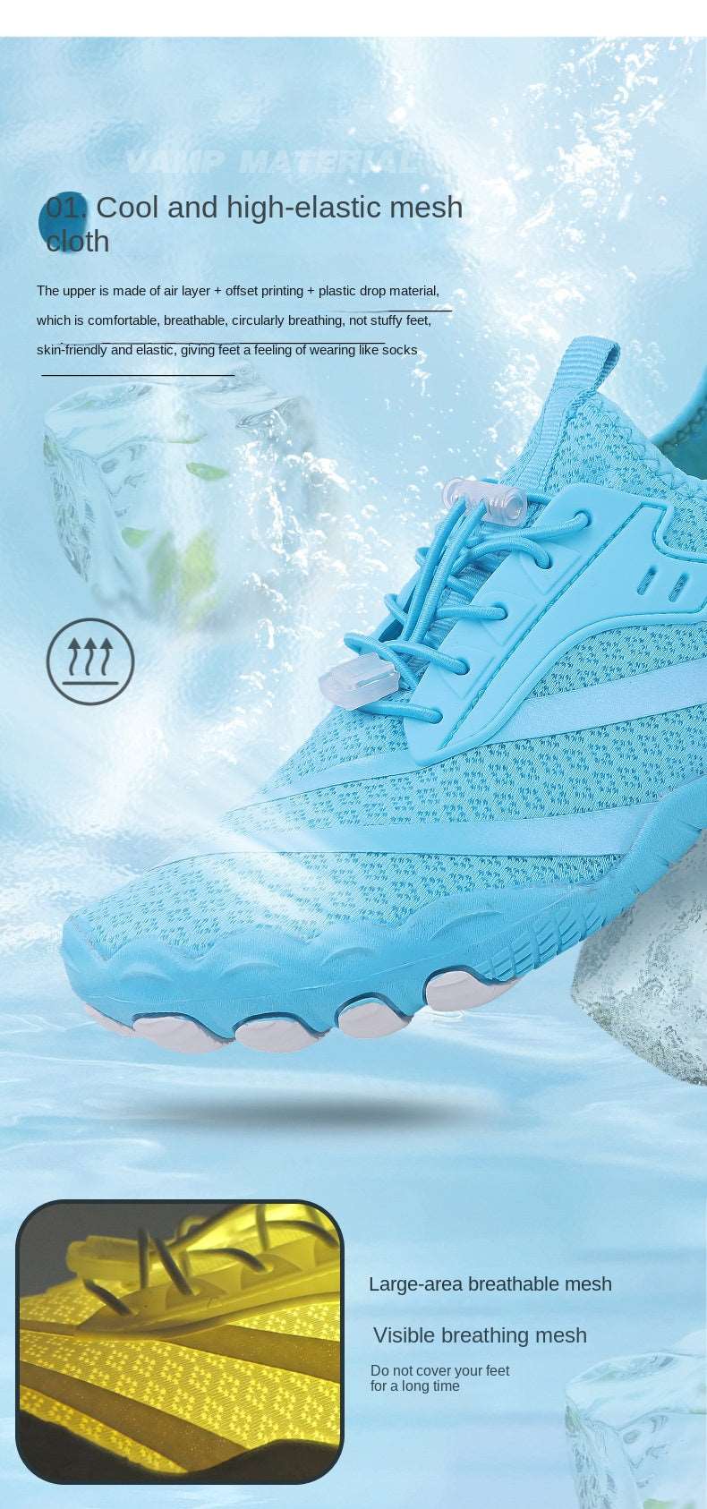 Breathable Amphibious Shoes for Men and Women - Betatton - water shoes