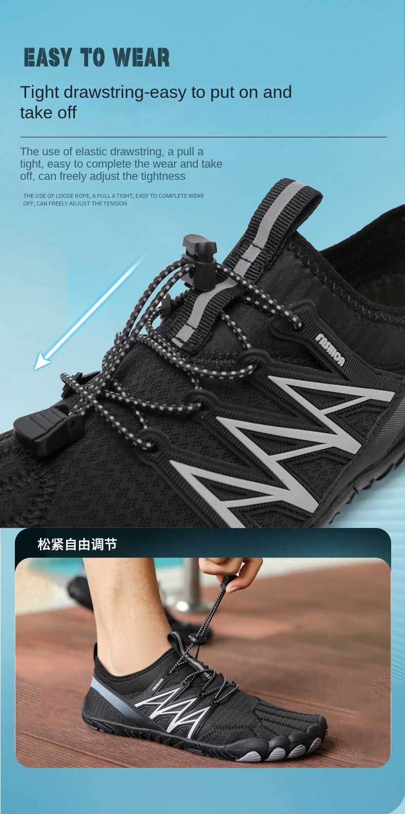 Anti-Slip Swim Shoes for Outdoor Activities - Betatton - water shoes
