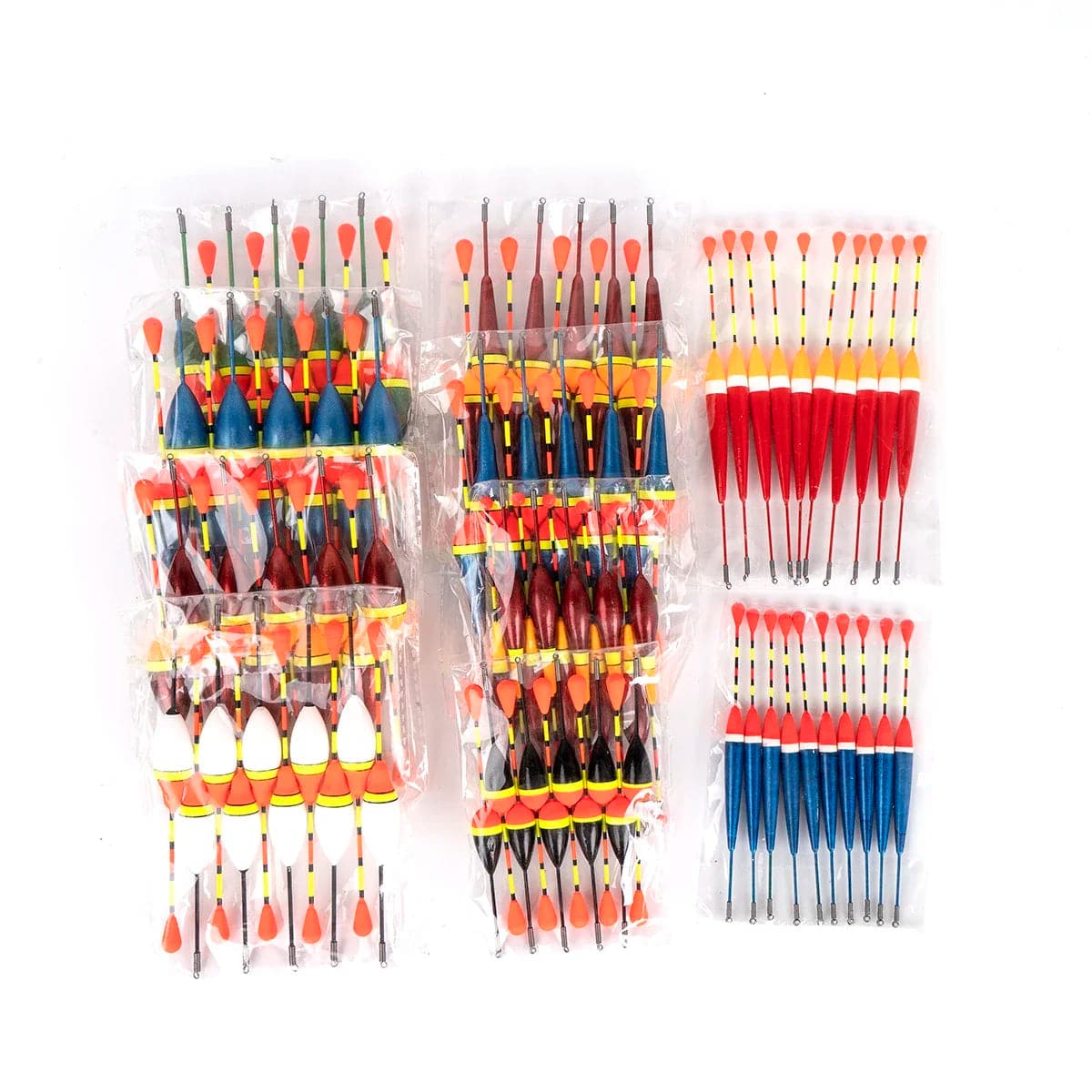 Versatile 10-Pc Fishing Float Set with Mixed Sizes - Ideal for Anglers - Betatton - 