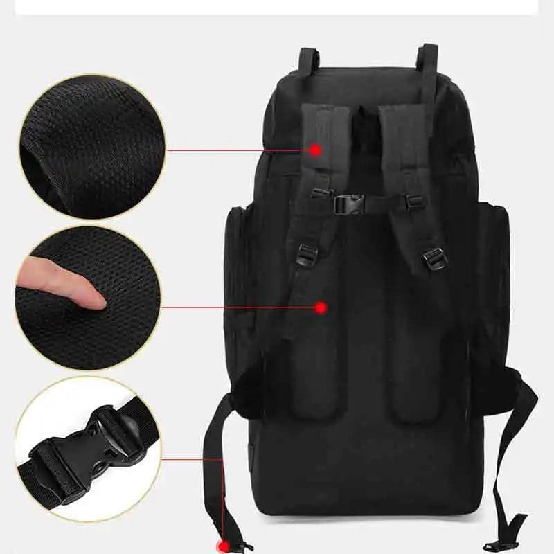 Versatile 130L/90L Military Backpack for Outdoor Adventures - Betatton - 