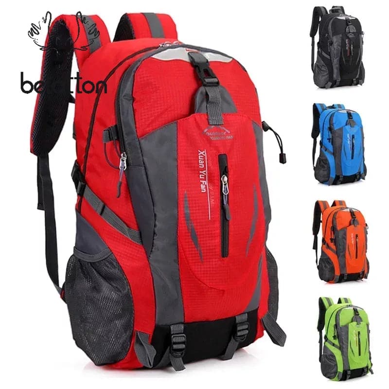 Quality Nylon Waterproof Travel Backpacks Men Climbing Travel Bags Hiking Backpack Outdoor Sport School Bag Men Backpack Women - Betatton - 