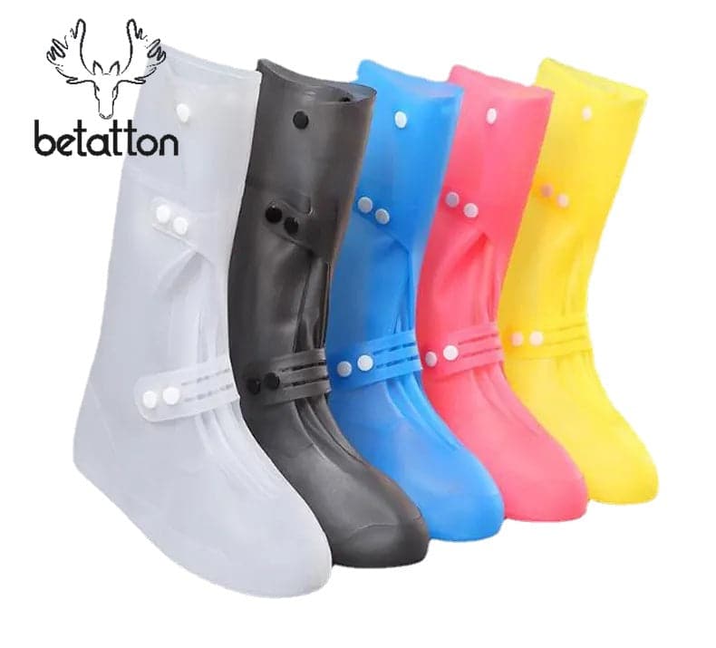 Silicone Shoe Covers-Waterproof, Reusable Covers for Rainy Outdoor Activities - Betatton - 
