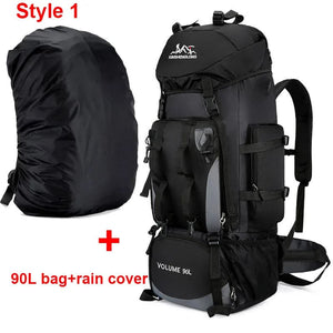High-Capacity Adventure Backpack – 80L/90L Options, Durable for All Terrains - Betatton - 