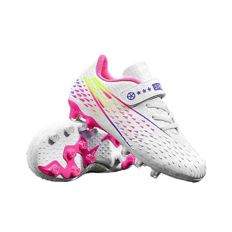 Girls' Soccer Shoes, Magic Tape, TF Studs, School Training - Betatton - football shoes