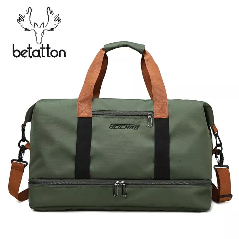 Travel and Gym Bag for Short-Distance Trips - Portable Fitness Bags with Shoulder and Crossbody Straps, Ideal for Handbags and Duffles - Betatton - 