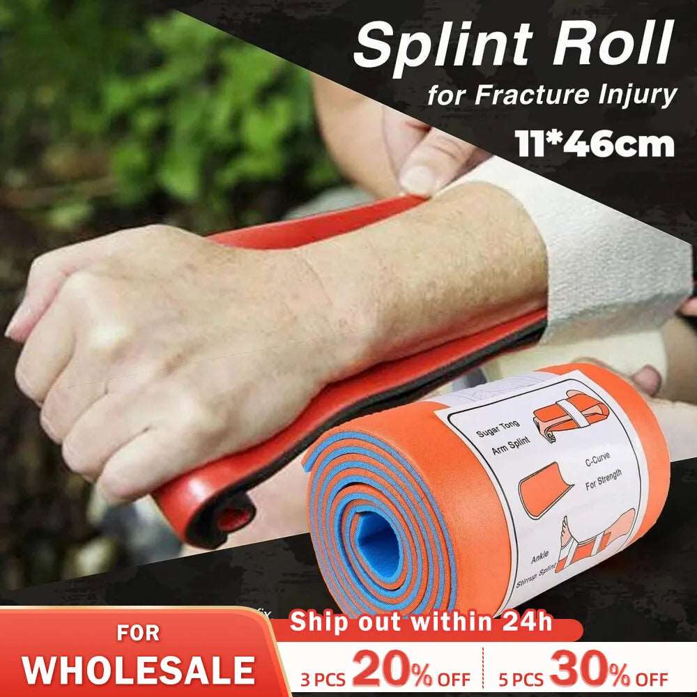 Compact Aluminum Splint Roll for Outdoor Emergencies and Medical First Aid - Betatton - 