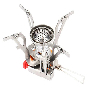 Ultra-Light Aluminum Camping Stove: Portable, High-Efficiency, Piezoelectric Ignition for Outdoor Use - Betatton - 