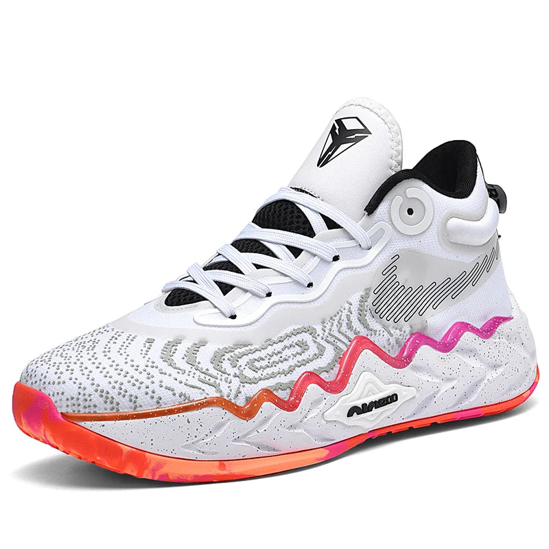 Cross-Border Large Size Basketball Shoes, Wear-Resistant Combat Sneakers - Betatton - running shoes