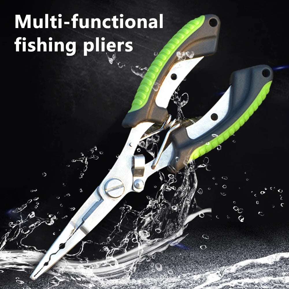 Ergonomic Multi-Functional Fishing Pliers – Anti-Slip, High-Strength with Quick Cut Feature - Betatton - 