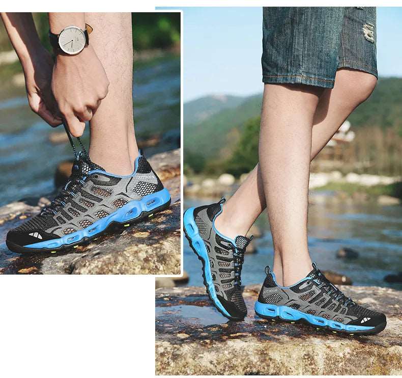 Breathable Hollow Sole Trekking Shoes - Betatton - hiking shoes