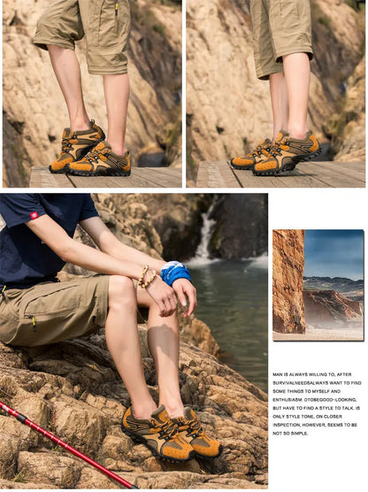 Men’s Waterproof Breathable Hiking Shoes - Betatton - hiking shoes