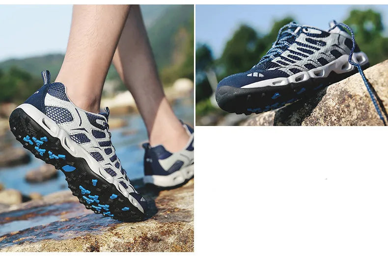 Breathable Hollow Sole Trekking Shoes - Betatton - hiking shoes