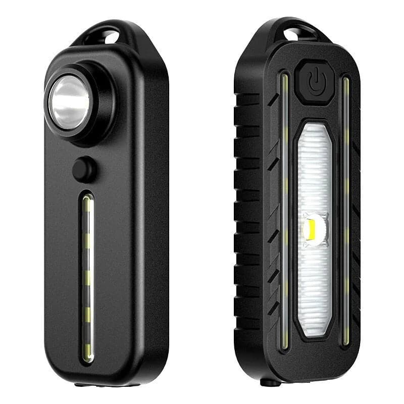 USB Rechargeable LED Police Light: Multifunctional Safety Torch for Bikes and Helmets - Betatton - 