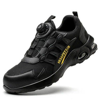 Men's Rotating Button Steel Toe Shoes, Indestructible, Puncture-Proof - Betatton - safety shoes