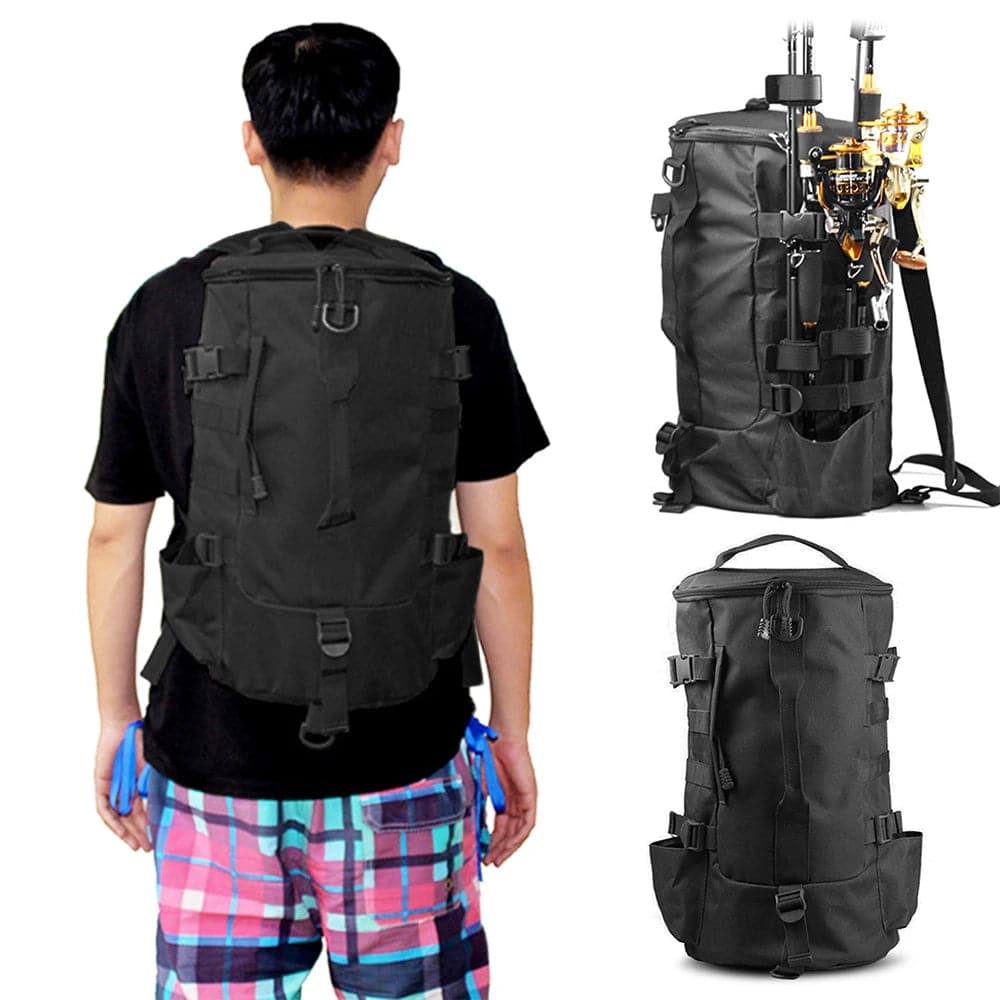 Versatile Large-Capacity Fishing Backpack for All Your Angling Adventures - Betatton - 
