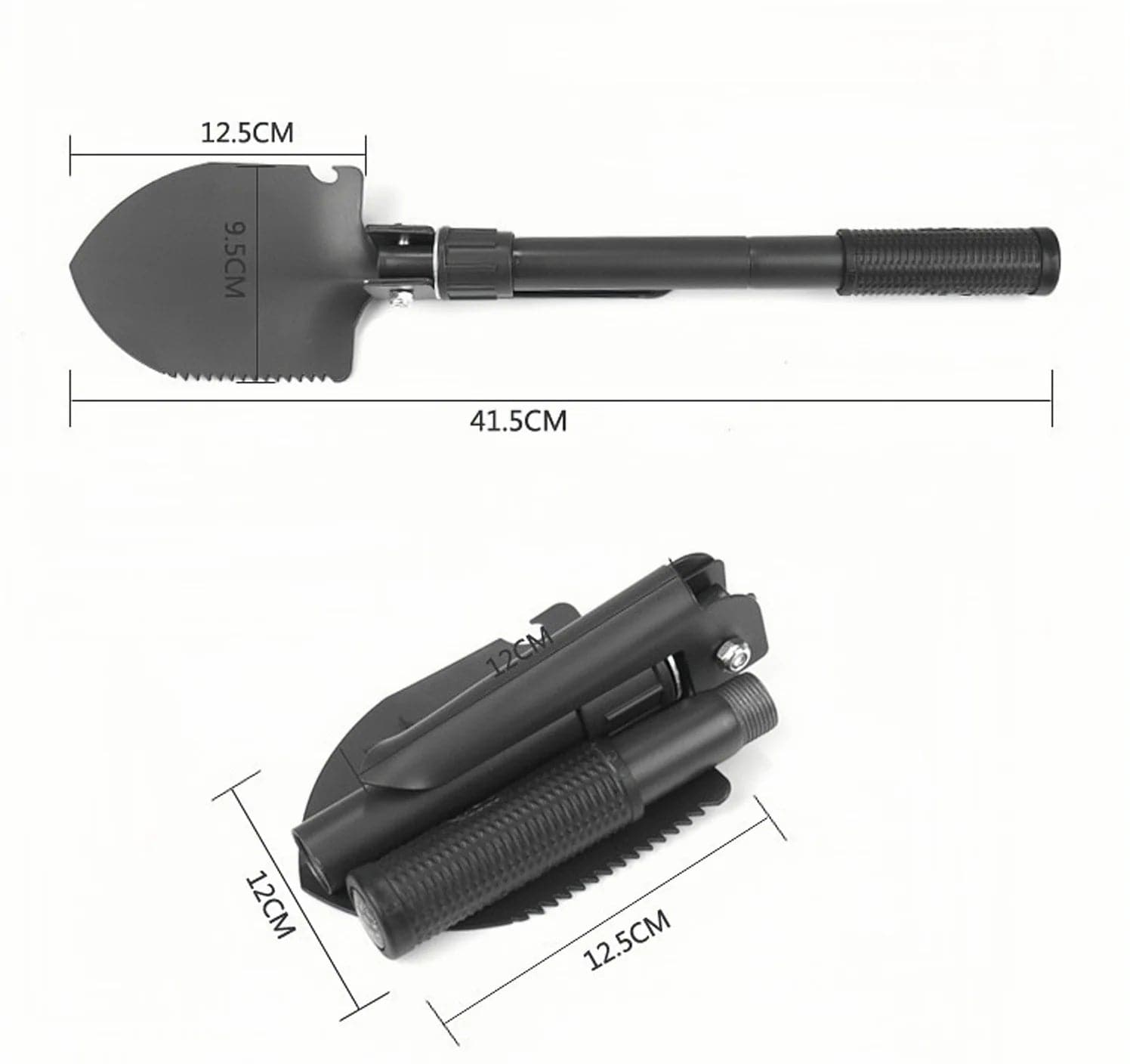 Compact Multifunctional Camping Shovel - Military-Grade Survival Tool for Outdoor Adventures - Betatton - 