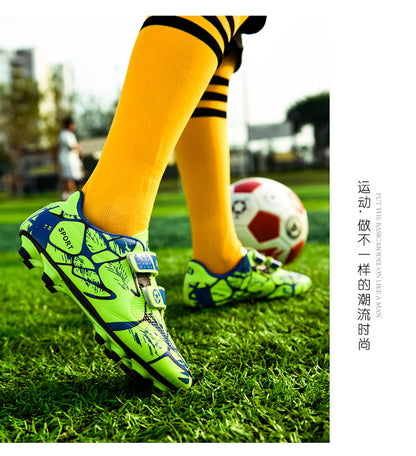 Children's Soccer Shoes, Magic Tape, Long and TF Studs - Betatton - football shoes