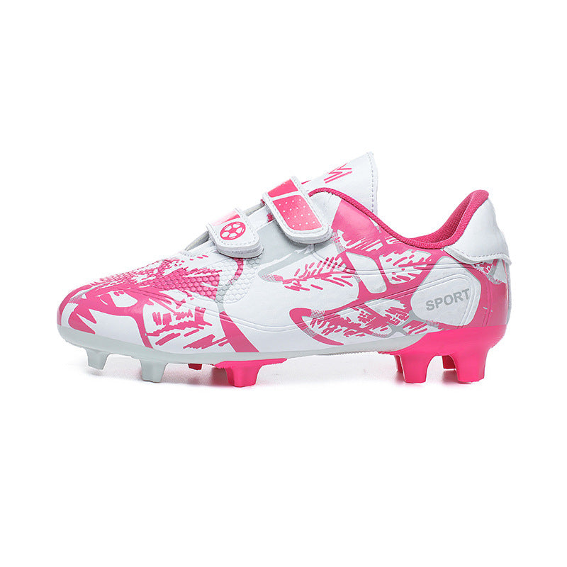 Kids' Soccer Shoes, TF and FG Studs, Magic Tape - Betatton - football shoes