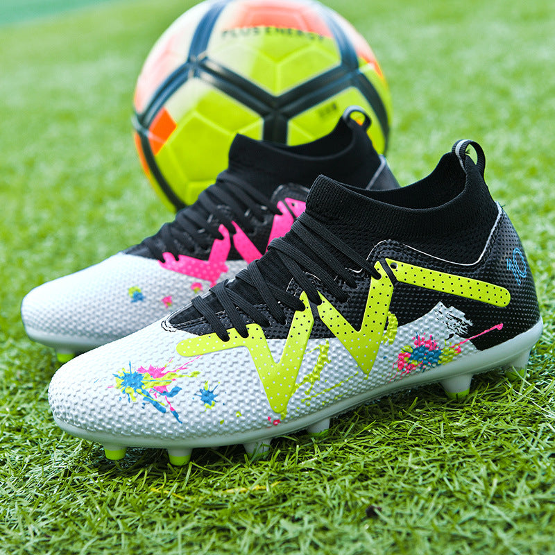 Camouflage High-Top Adult Soccer Cleats, Training - Betatton - football shoes