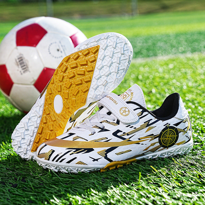 Low-Cut Soccer Shoes for Kids, Magic Tape, AG and TF Studs - Betatton - football shoes
