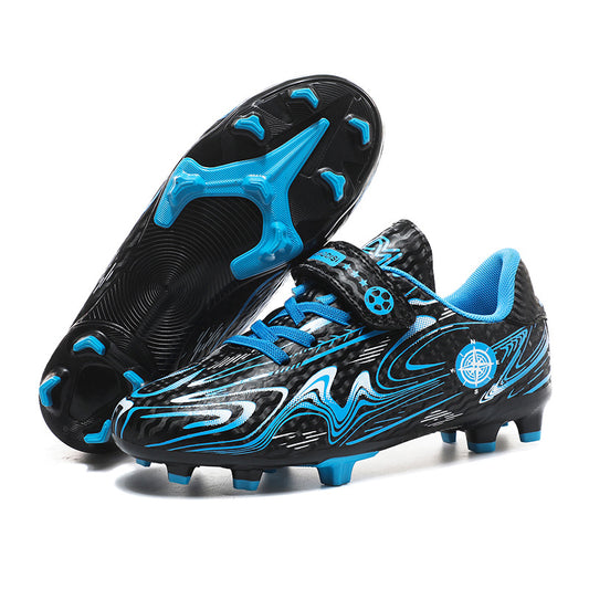Youth Boys' Soccer Shoes, TF Studs, Magic Tape, Grass Training - Betatton - football shoes