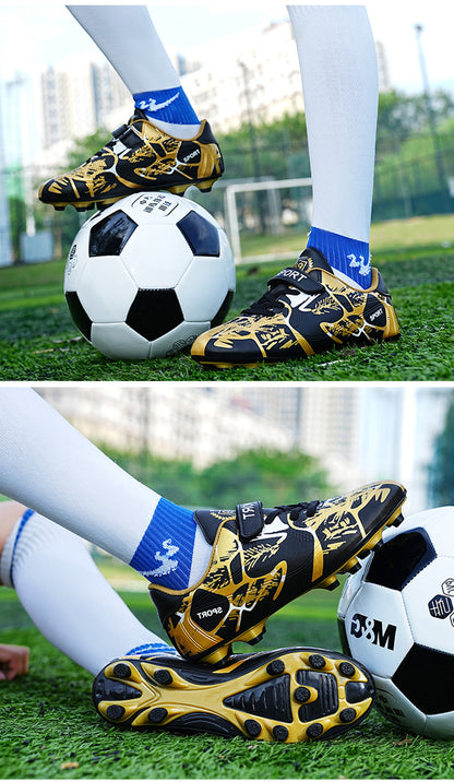 Girls' Soccer Shoes, Magic Tape, TF Studs, Training - Betatton - football shoes