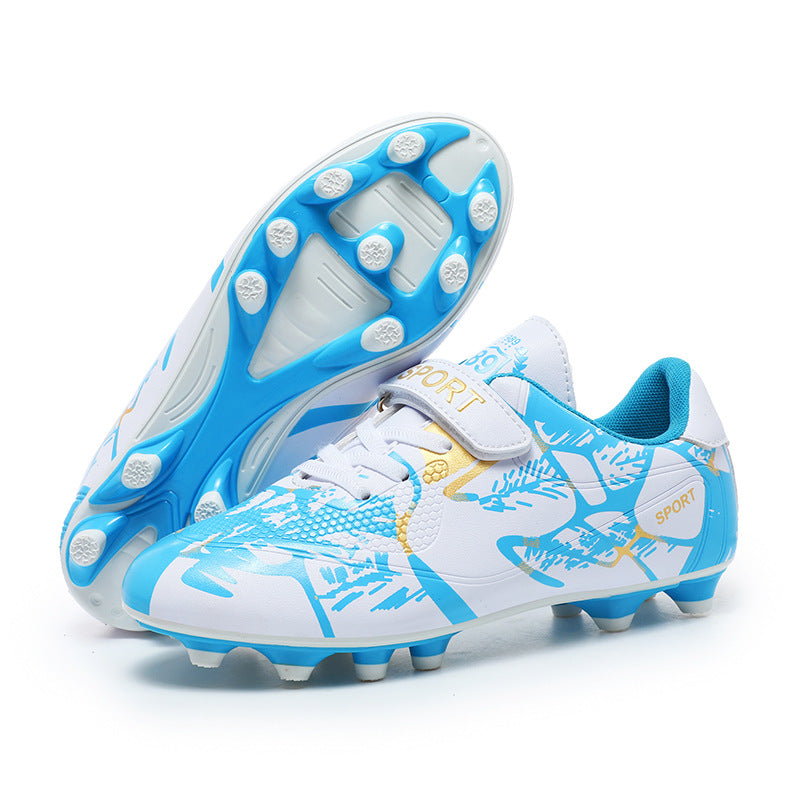 Kids' Soccer Shoes, Magic Tape, Long and TF Studs - Betatton - football shoes