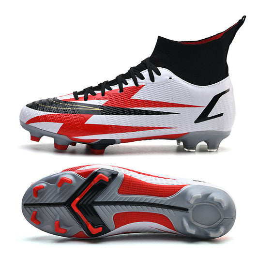 Adult and Kids' Non-Slip High-Top Soccer Cleats for Training - Betatton - football shoes