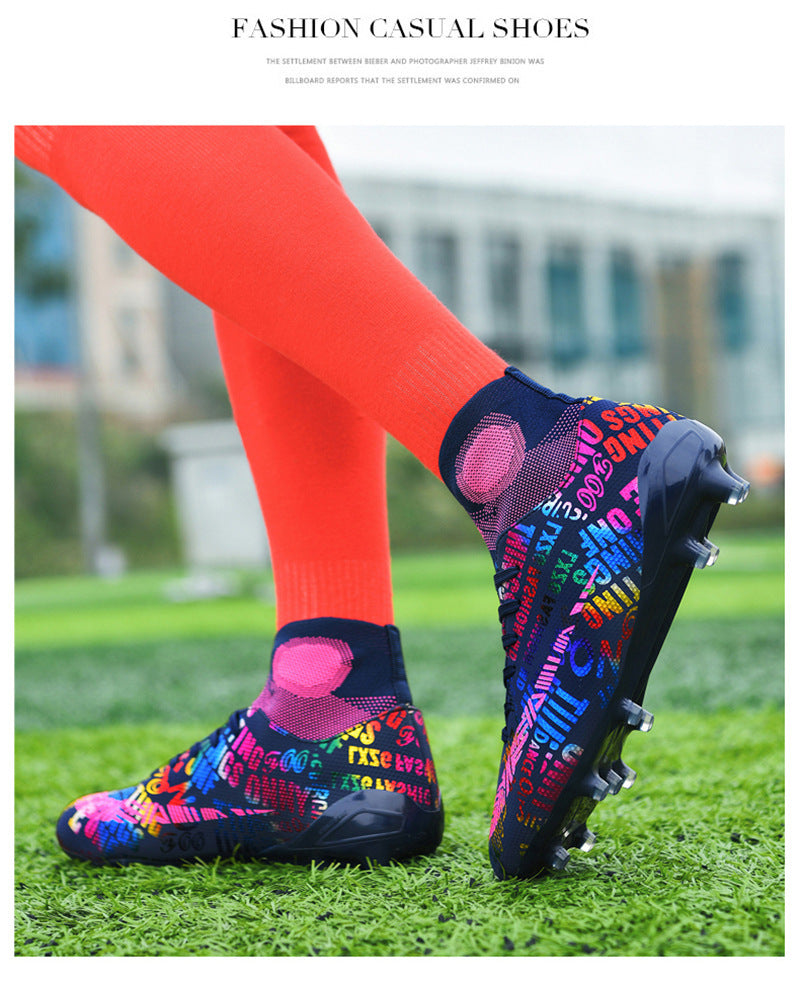 Fashionable High-Top Adult Soccer Cleats - Betatton - football shoes