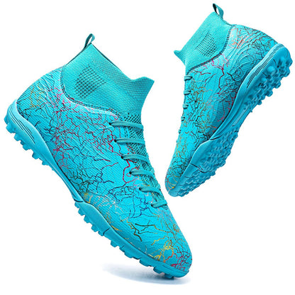 Camouflage High-Top Soccer Cleats for Kids, Factory Direct - Betatton - football shoes