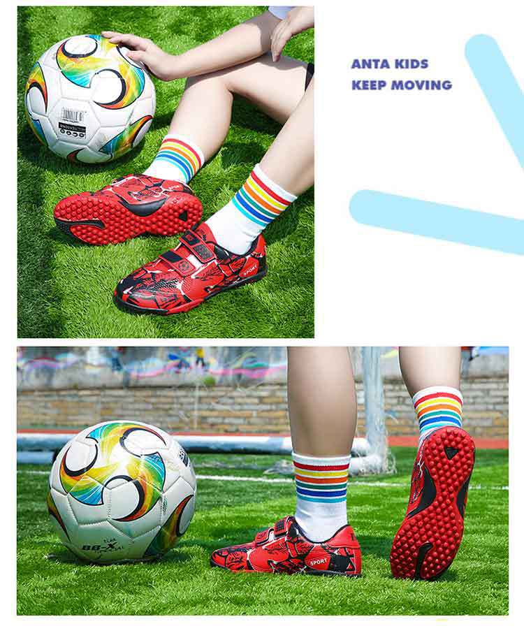 Kids' Soccer Shoes, Magic Tape, Long Studs, Low-Cut - Betatton - football shoes