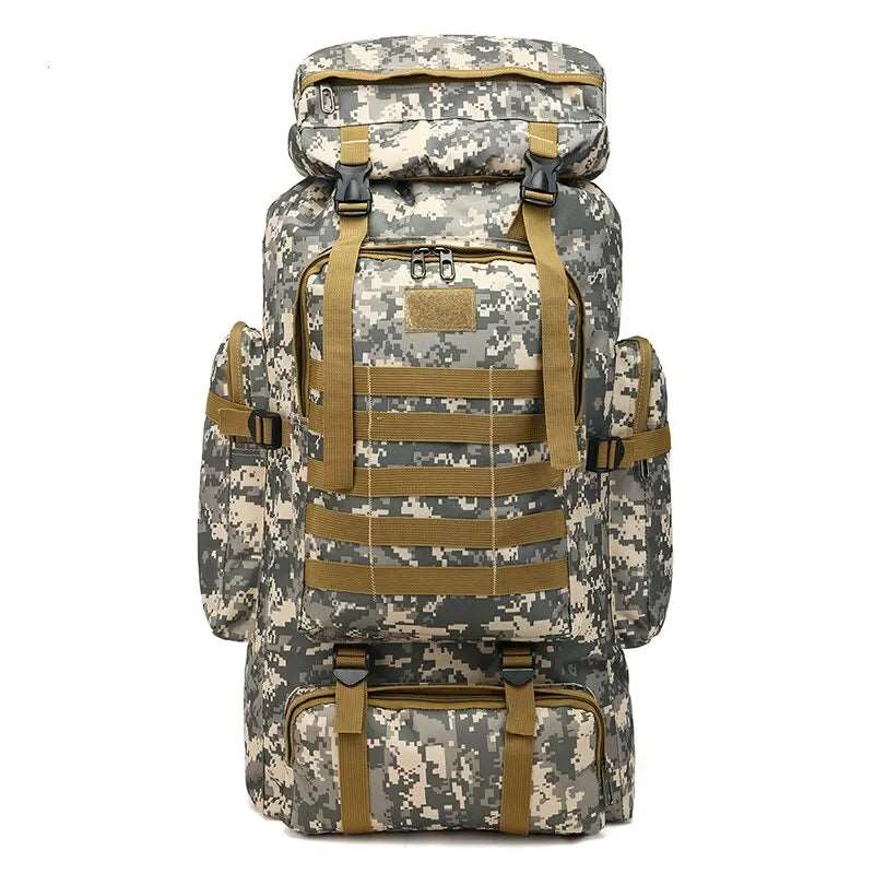 55-60L Camouflage Backpack: Waterproof Military-Grade Gear for Outdoor Adventures - Betatton - 