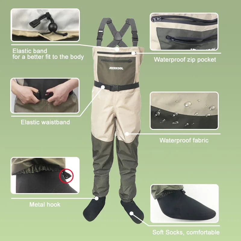 Neoprene Waders for Fishing-Waterproof, Quick-Dry Gear for All Ages - Betatton - 