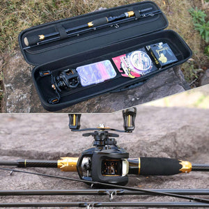 Complete Carbon Fishing Rod Kit - 1.8m & 2.1m Options with Accessories - Betatton - 