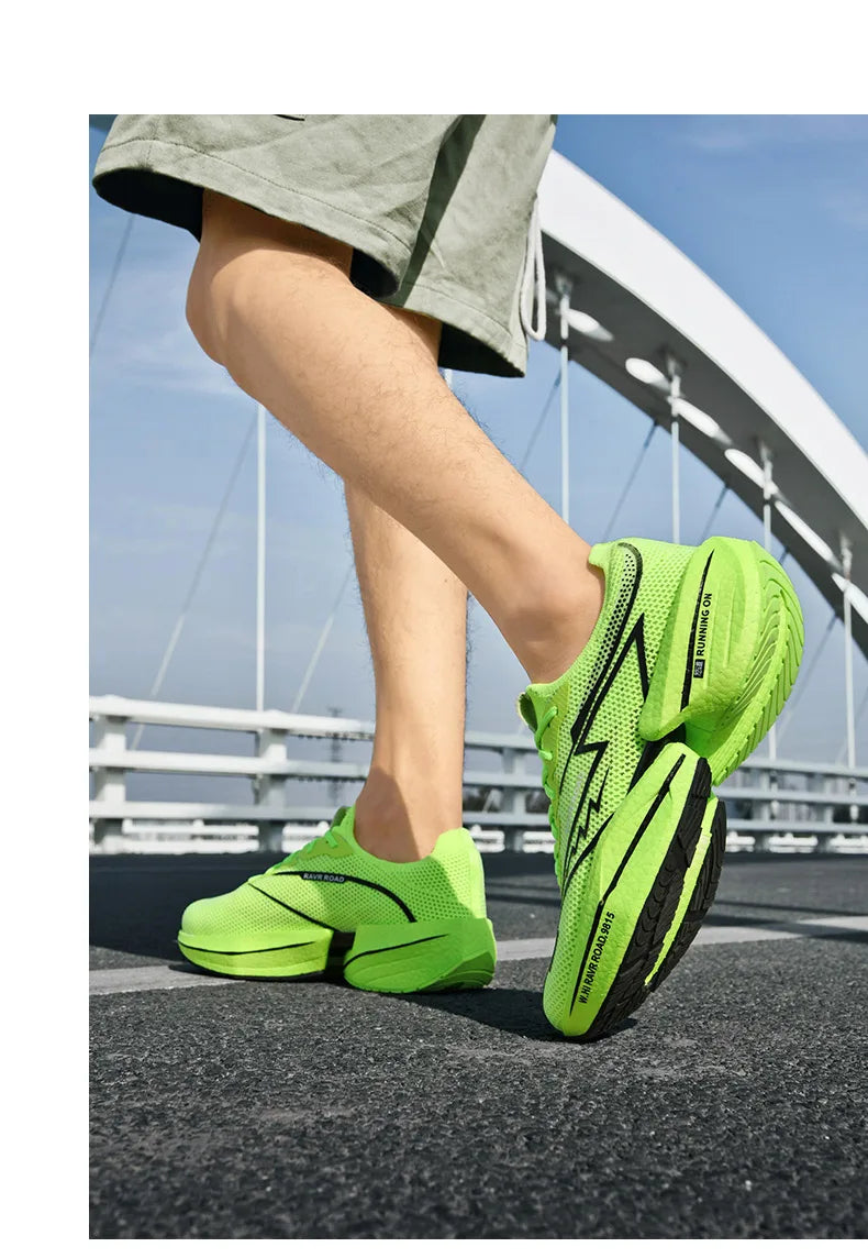 Men's Carbon Plate Marathon Running Shoes, Non-Slip Shock-Absorbing Sneakers - Betatton - running shoes