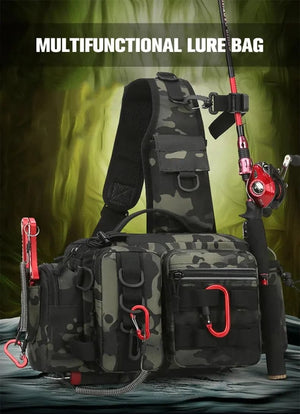 Multi-Functional Fishing Tackle Backpack with Rod Holder - Perfect for Every Angler - Betatton - 