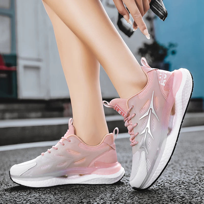 High-Quality Men's and Women's Running Shoes, Air Mesh Design, Breathable Fitness Sneakers - Betatton - running shoes