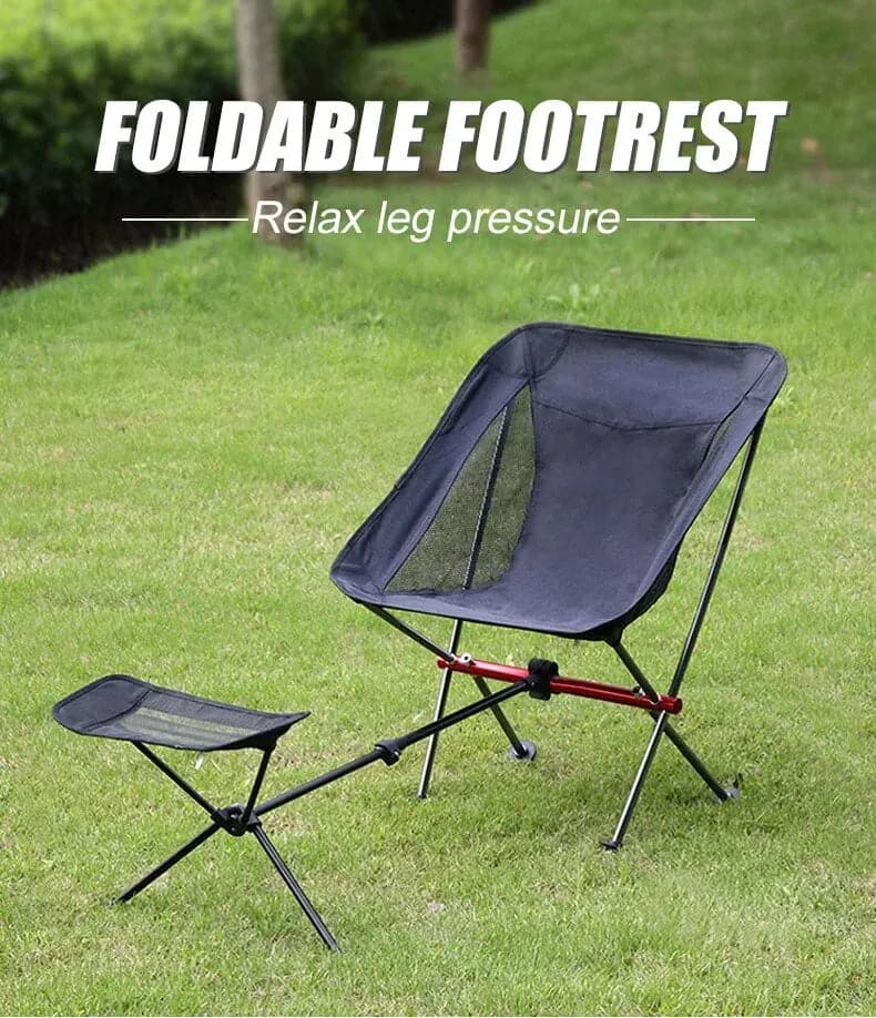 Lightweight, Foldable Camping Chair Footrest - Ideal for Outdoor Relaxation - Betatton - 