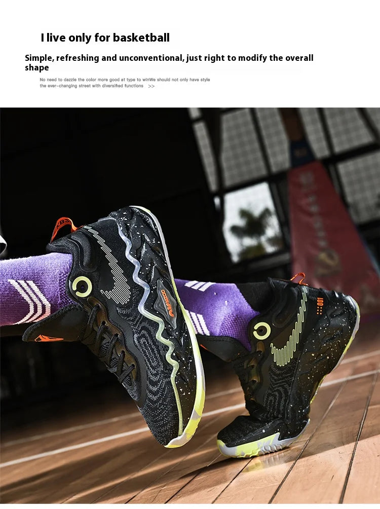 Cross-Border Large Size Basketball Shoes, Wear-Resistant Combat Sneakers - Betatton - running shoes