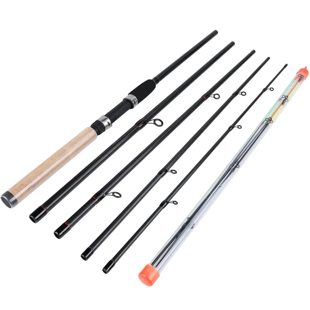 Deluxe Carbon Fiber Fishing Rod with Cork Handle | 3.0m, Multi-Power Feeder Pole for All Waters - Betatton - 