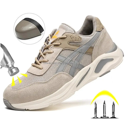 Unisex Steel Toe Safety Shoes, High Quality, Puncture-Proof - Betatton - safety shoes