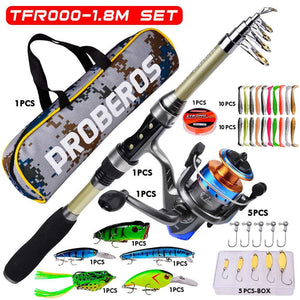 Complete Sea Fishing Rod Combo Set | Carbon Fiber Rod, Reel, and Accessories Included - Betatton - 
