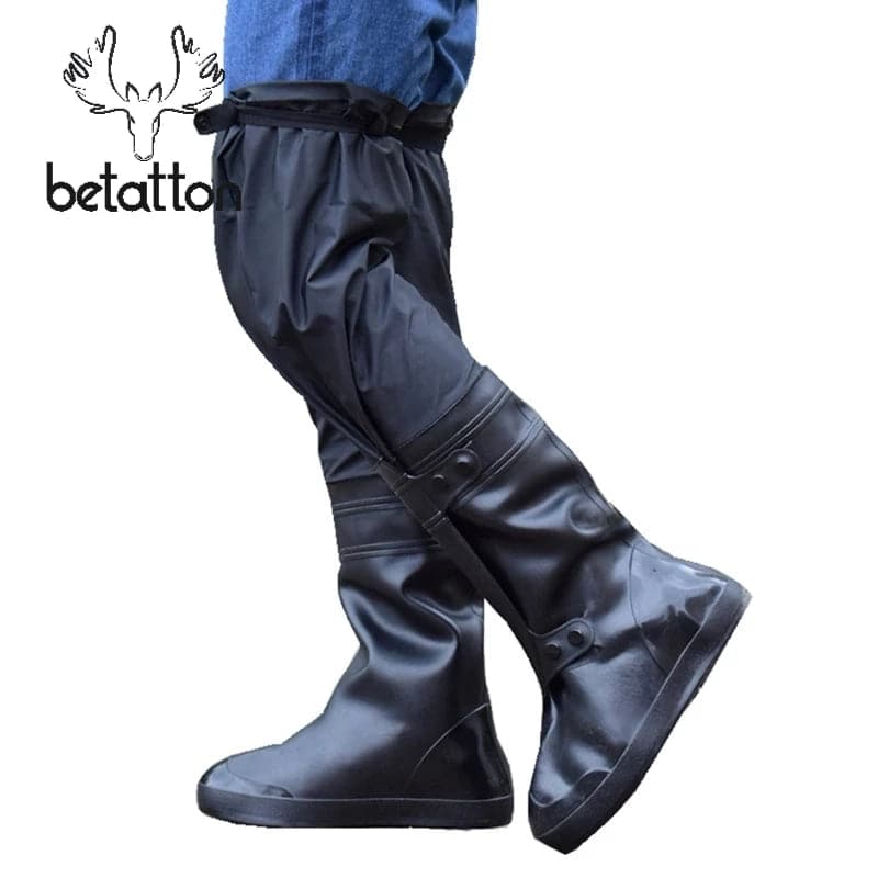 Reusable Motorcycle Scooter Dirt Bike Rain Shoes Non-Slip Boot Covers Unisex BicycleShoes Protectors For Rainy SnowysDay - Betatton - 